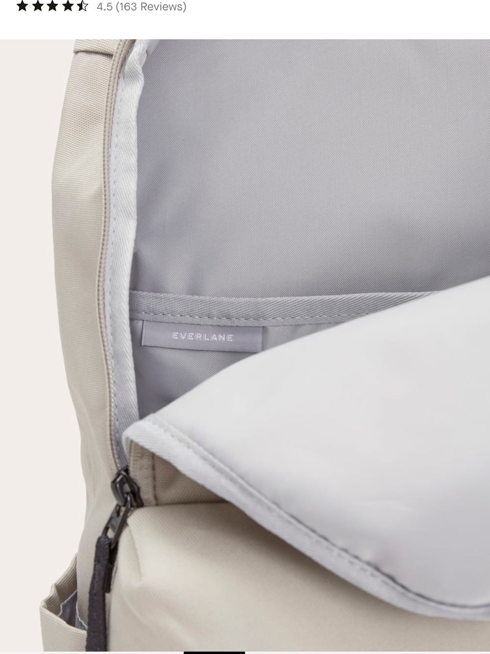Everlane Unisex Transit Backpack - Warm Quartz - Picture 4 of 4